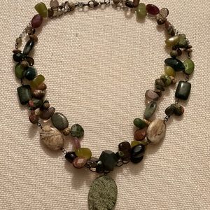Unique Natural Stone Necklace